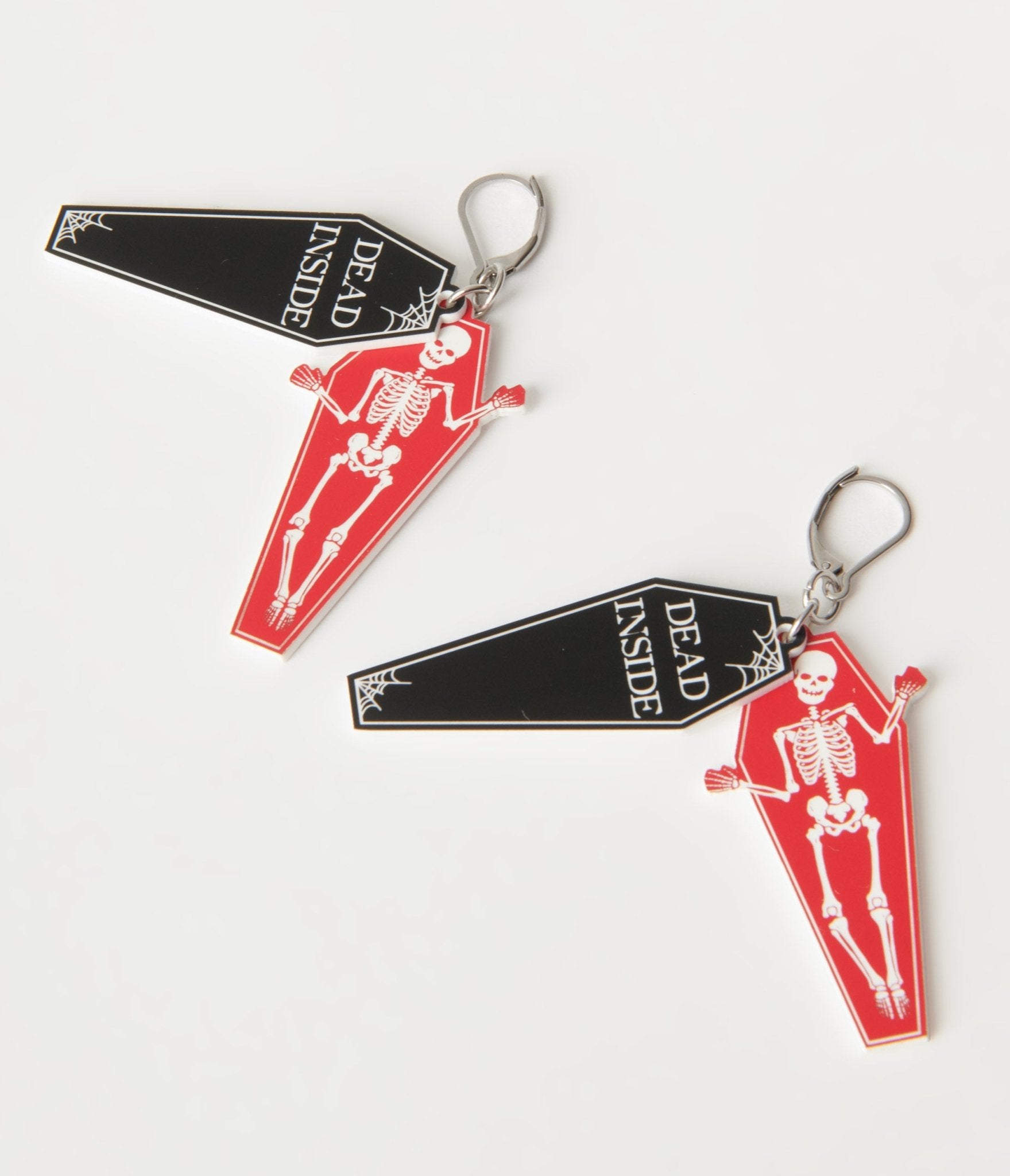 

Dead Inside Open Casket Earrings