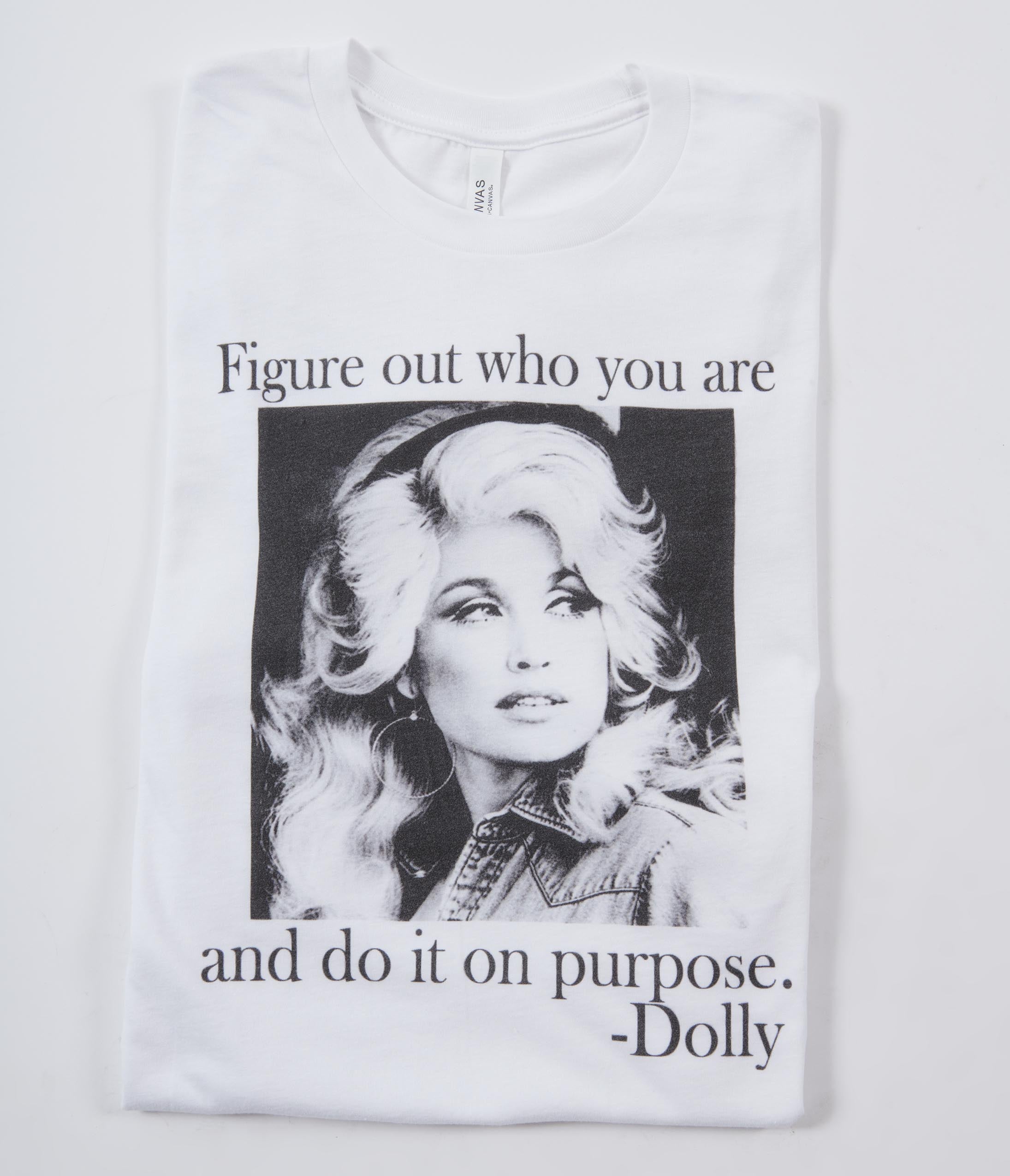 

Do It On Purpose Dolly Fitted Graphic Tee