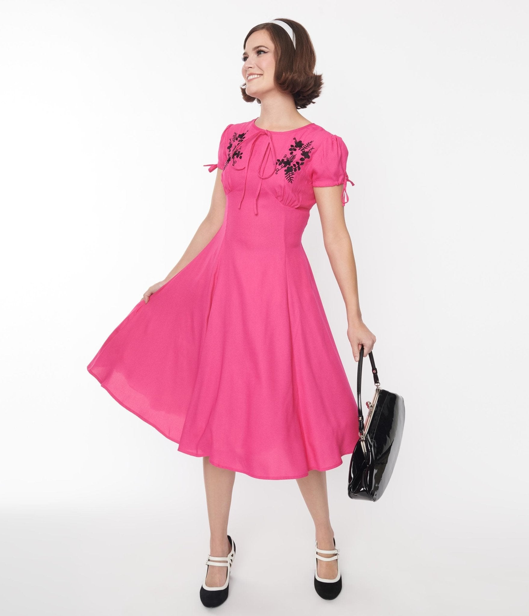 

Fuchsia Ava Swing Dress