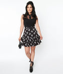 Hell Bunny Bow & Dots Bobbie Skirt