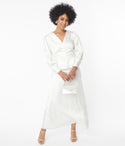 Long Sleeve Blouse & Midi Skirt Bridal Set