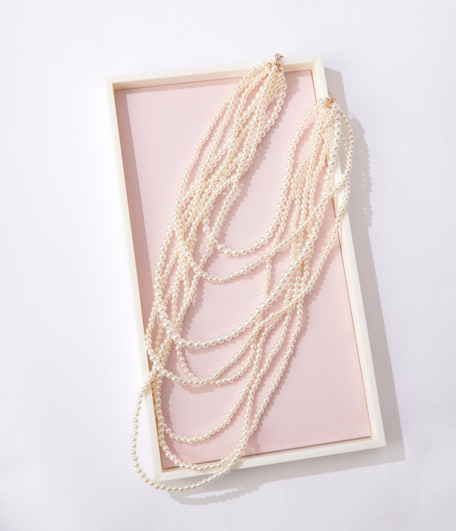 

Layered Pearl Necklace