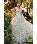 Sophisticated A-line Floral Print Floor Length Sweetheart Organza Pleated Gathered Lace-Up Bridesmaid Dress/Prom Dress