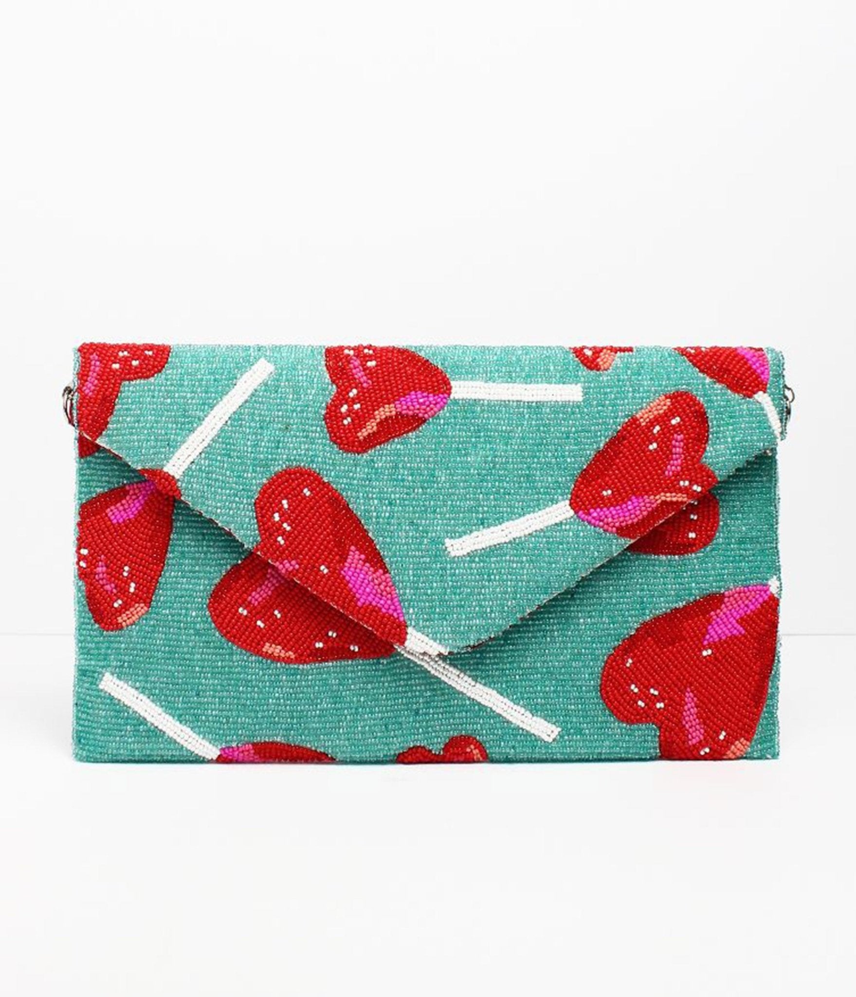 

Lollipop Love Beaded Clutch