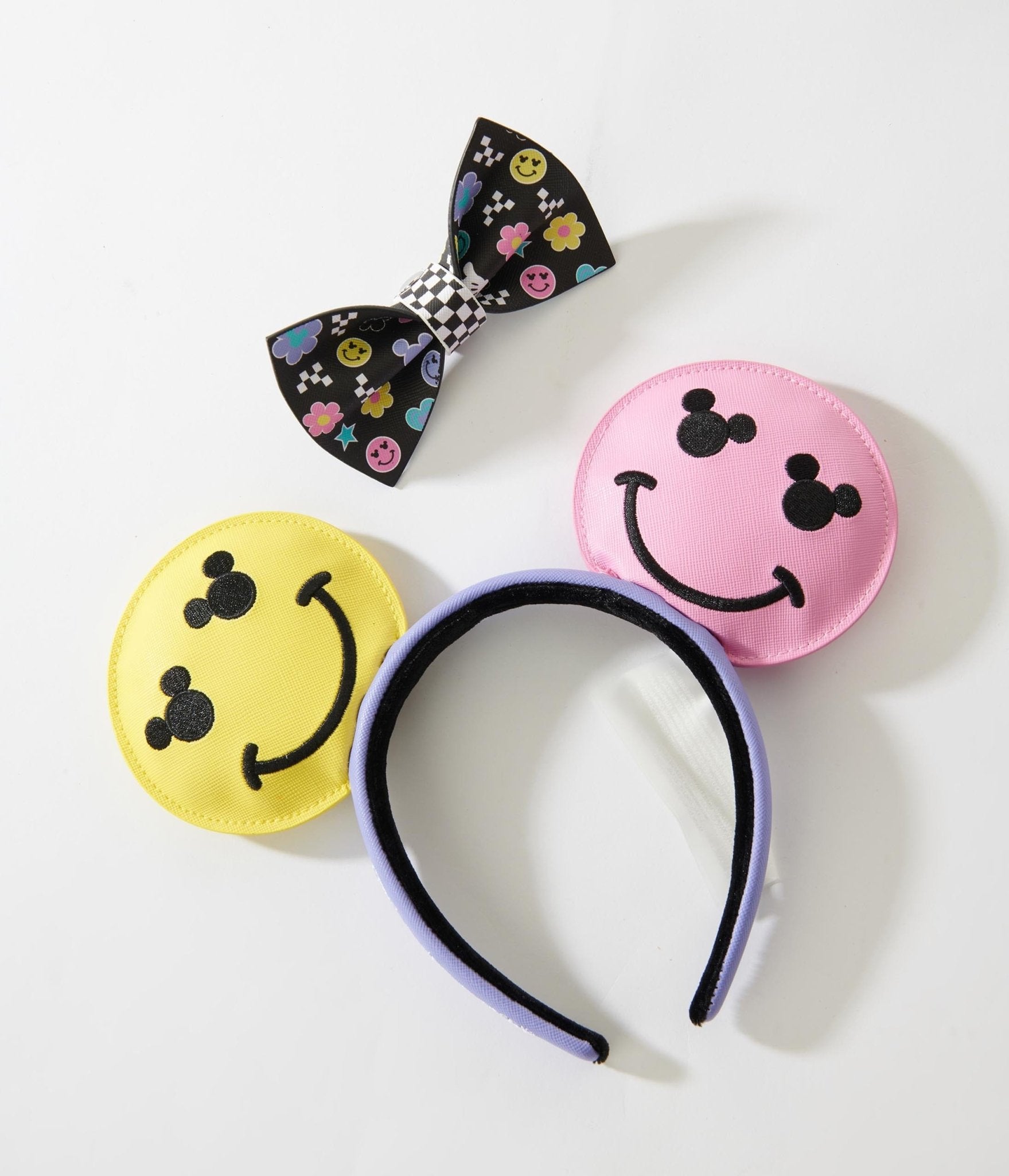 

Loungefly Mickey Y2K Smiley Mouse Ears Headband