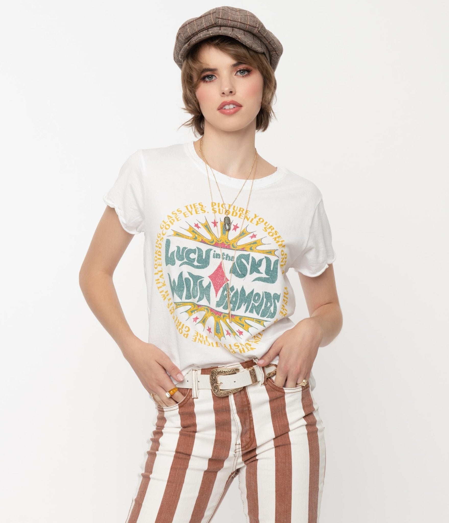 

Lucy In The Sky With Diamonds Lyric Graphic Tee