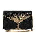 Mary Frances Olive You Crossbody Clutch