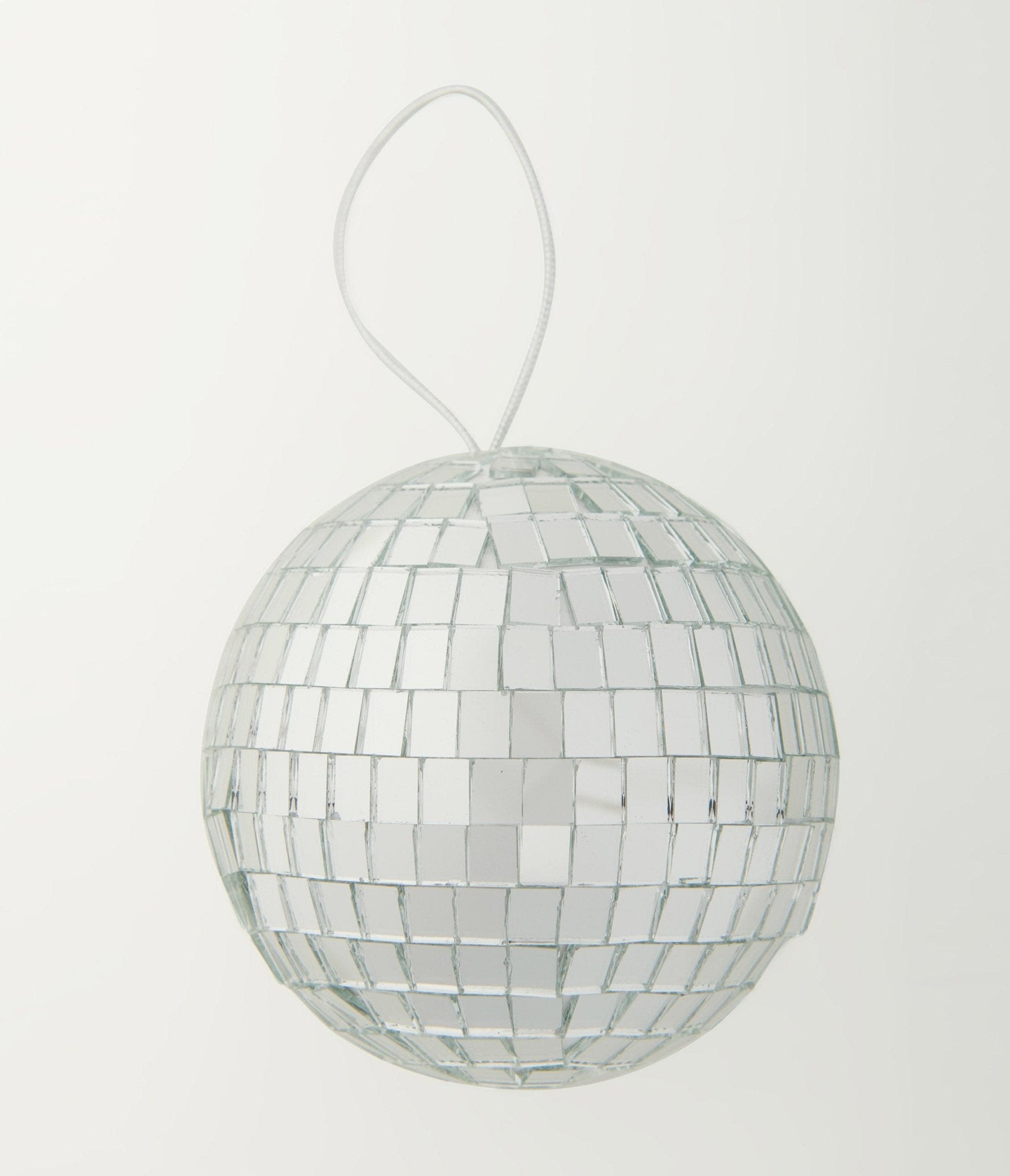 

Mirrored Disco Ball Glass Ornament