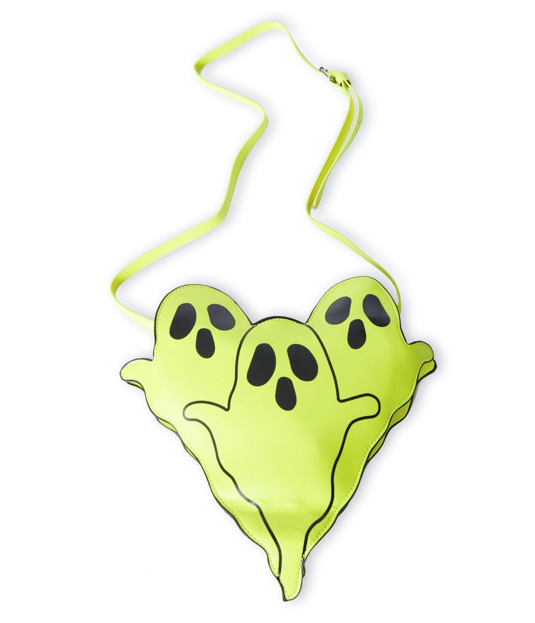 

Neon Yellow Triple Ghost Crossbody Bag