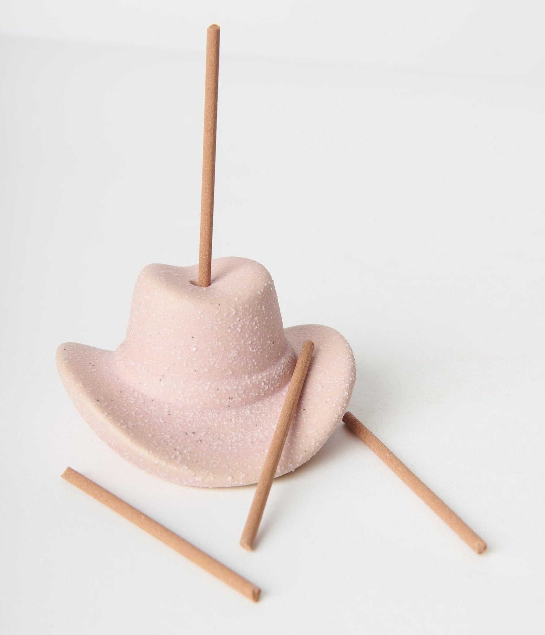 

Pink Cowboy Hat Incense Holder