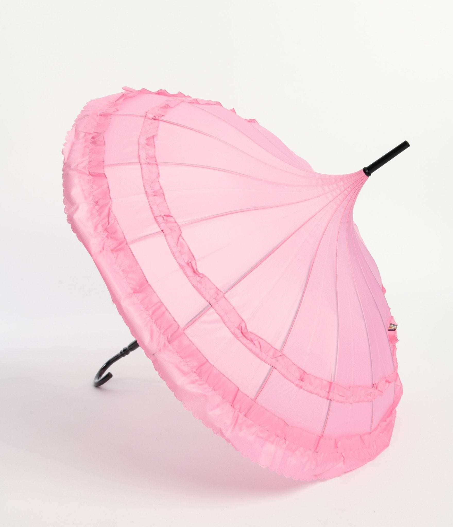 

Pink Frilled Pagoda Umbrella