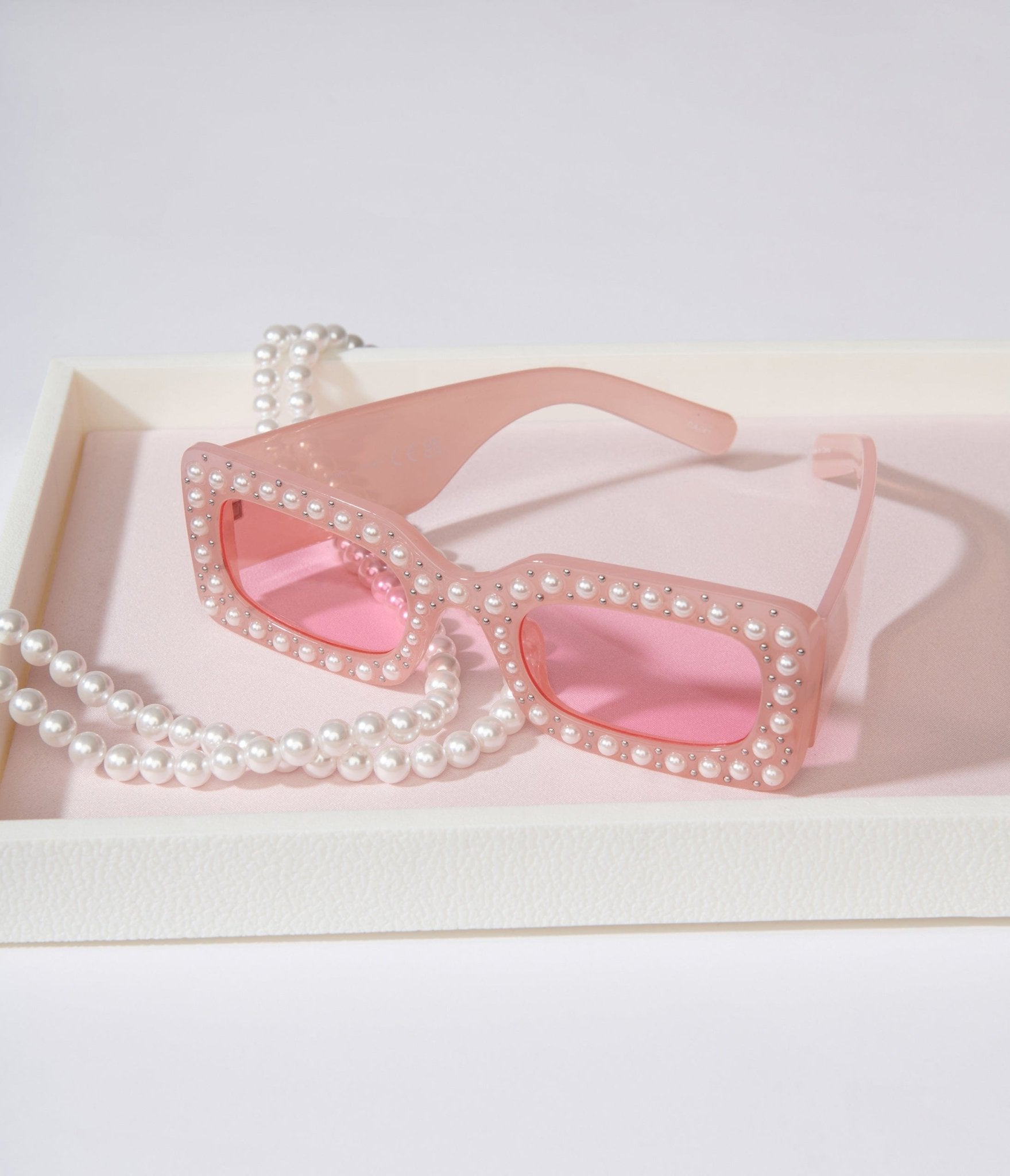 

Pink Pearl Dot Sunglasses