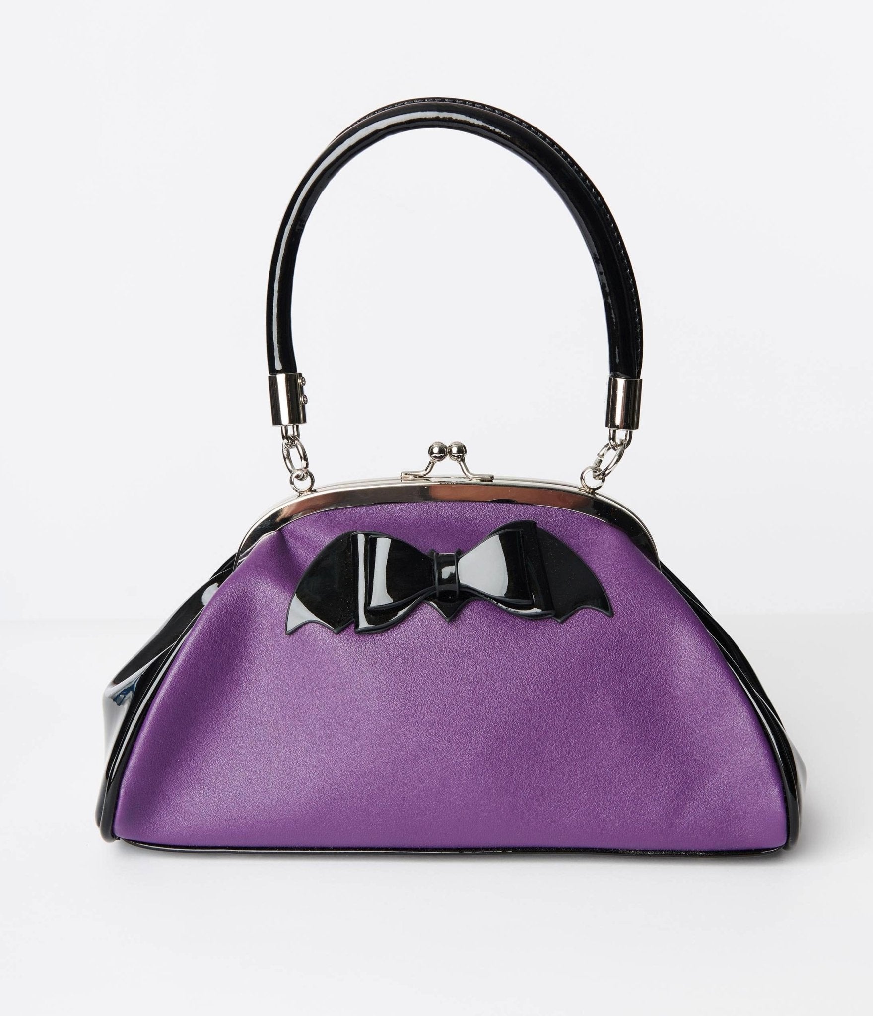 

Purple Leatherette All Hallows Handbag