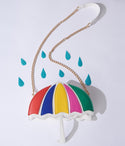 Rainbow Umbrella Crossbody Bag