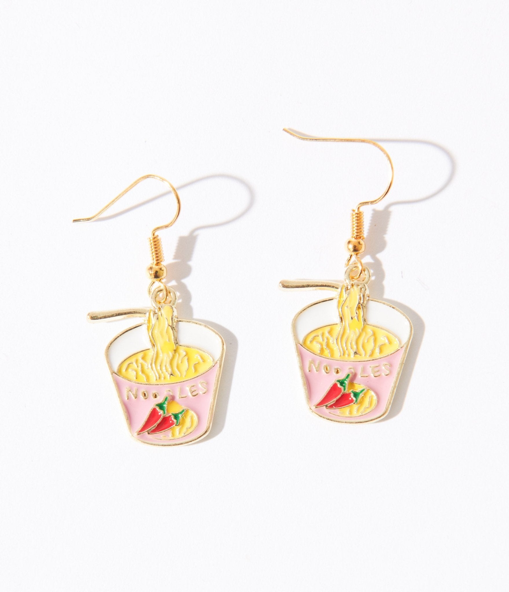 

Ramen Noodle Earrings