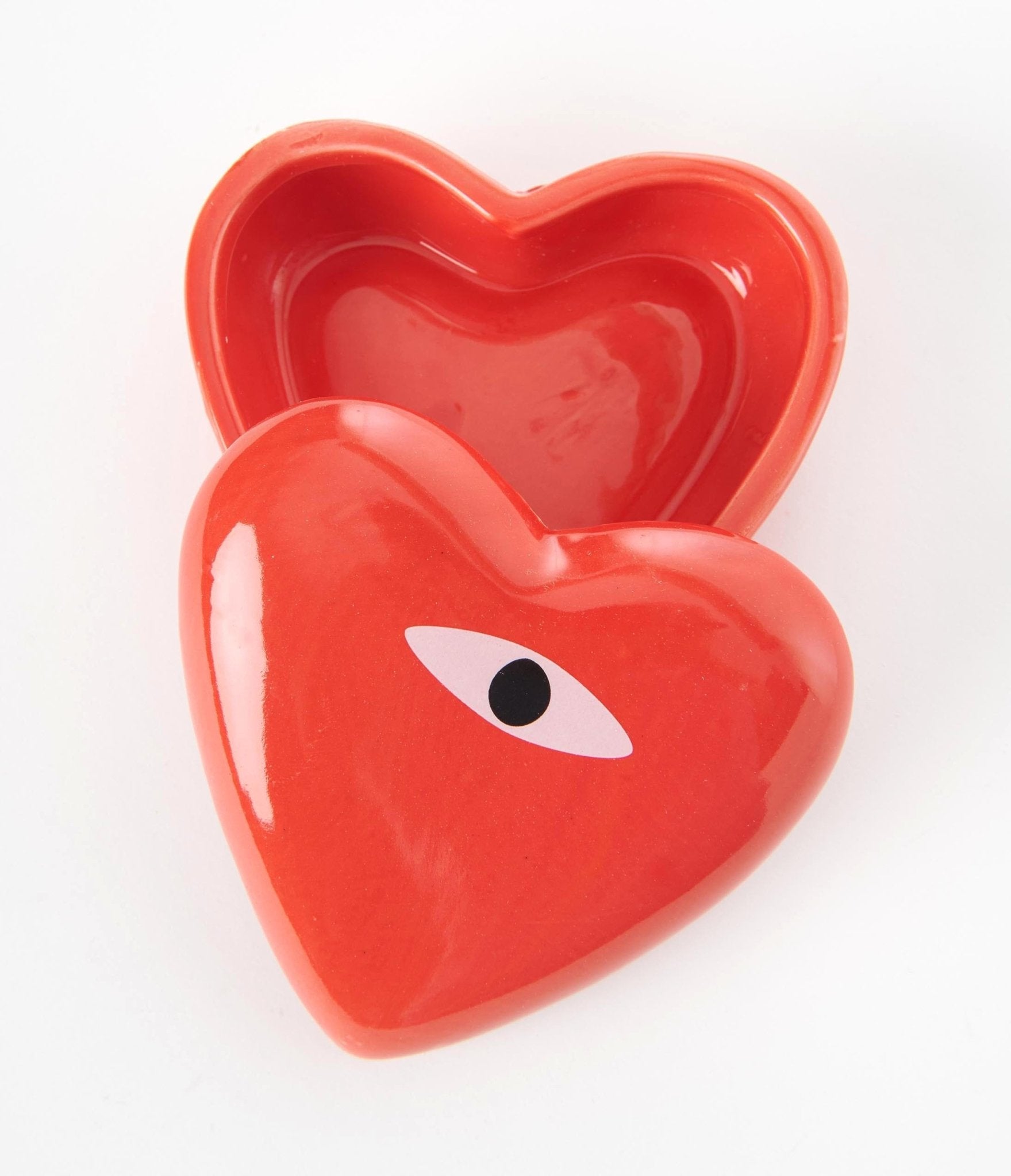 

Red Heart Ceramic Jewelry Box