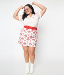 Plus Pink & Madam Mushroom Mod Skirt