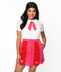 & Pink Love Corduroy Mini Skirt