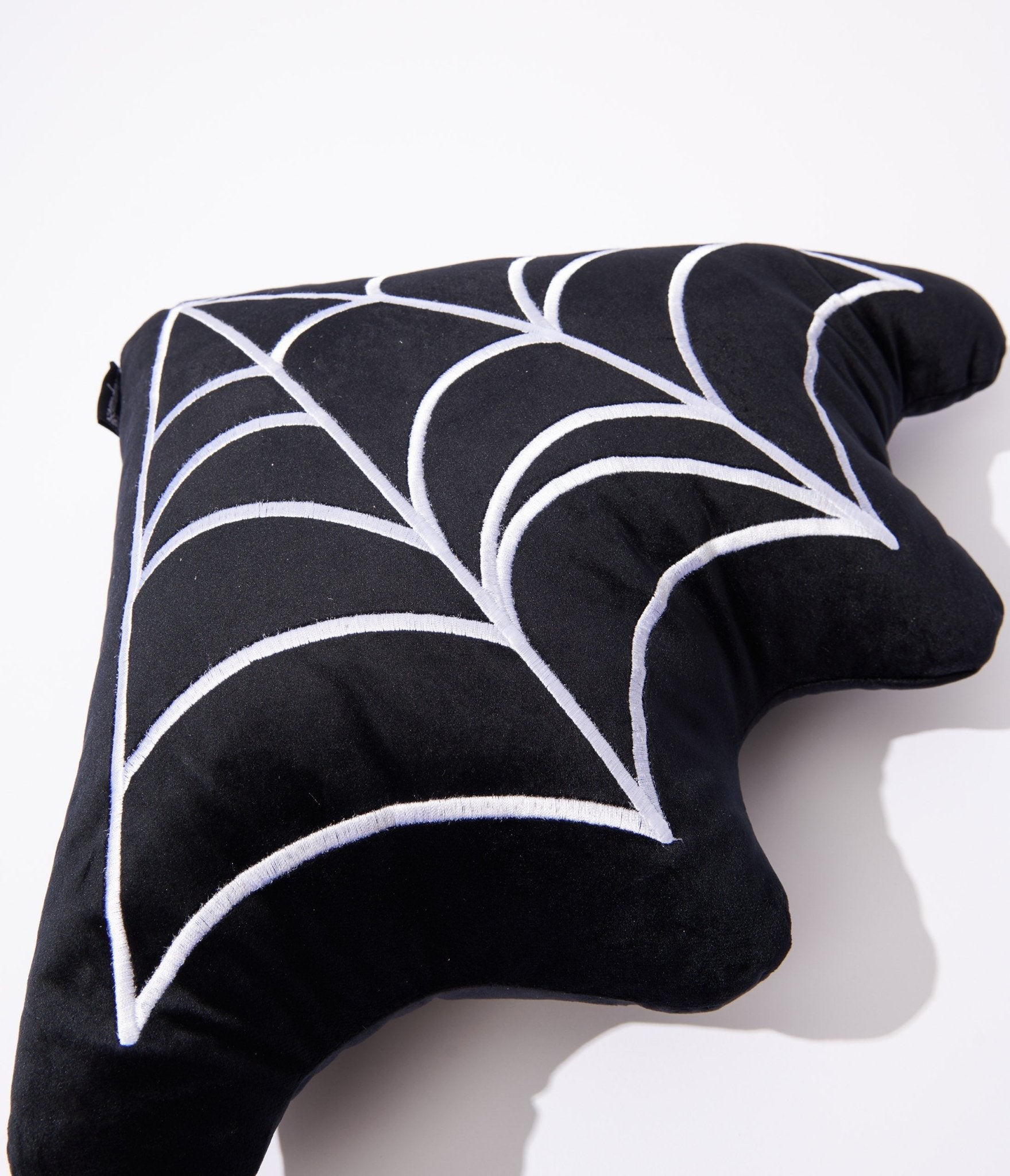 

Sourpuss Black & White Corner Web Pillow