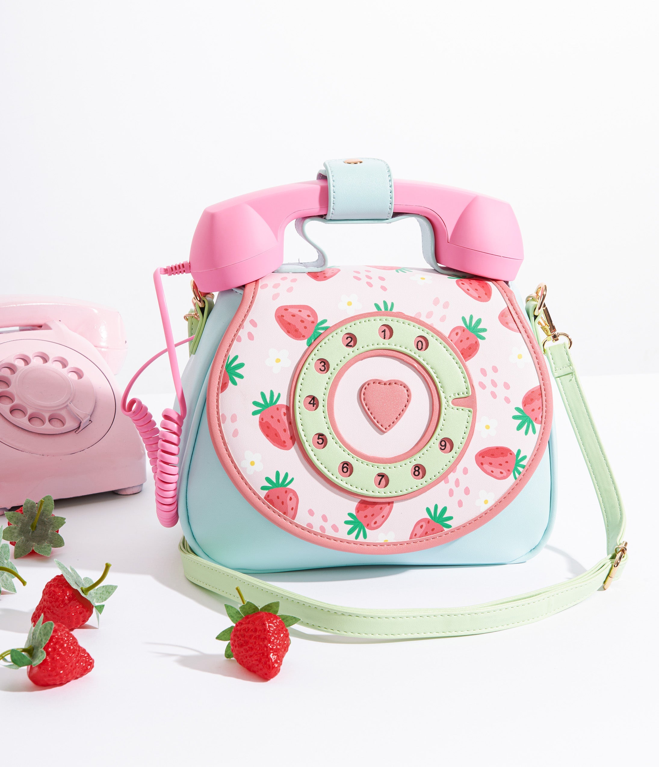 

Strawberry Fields Ring Ring Phone Convertible Handbag