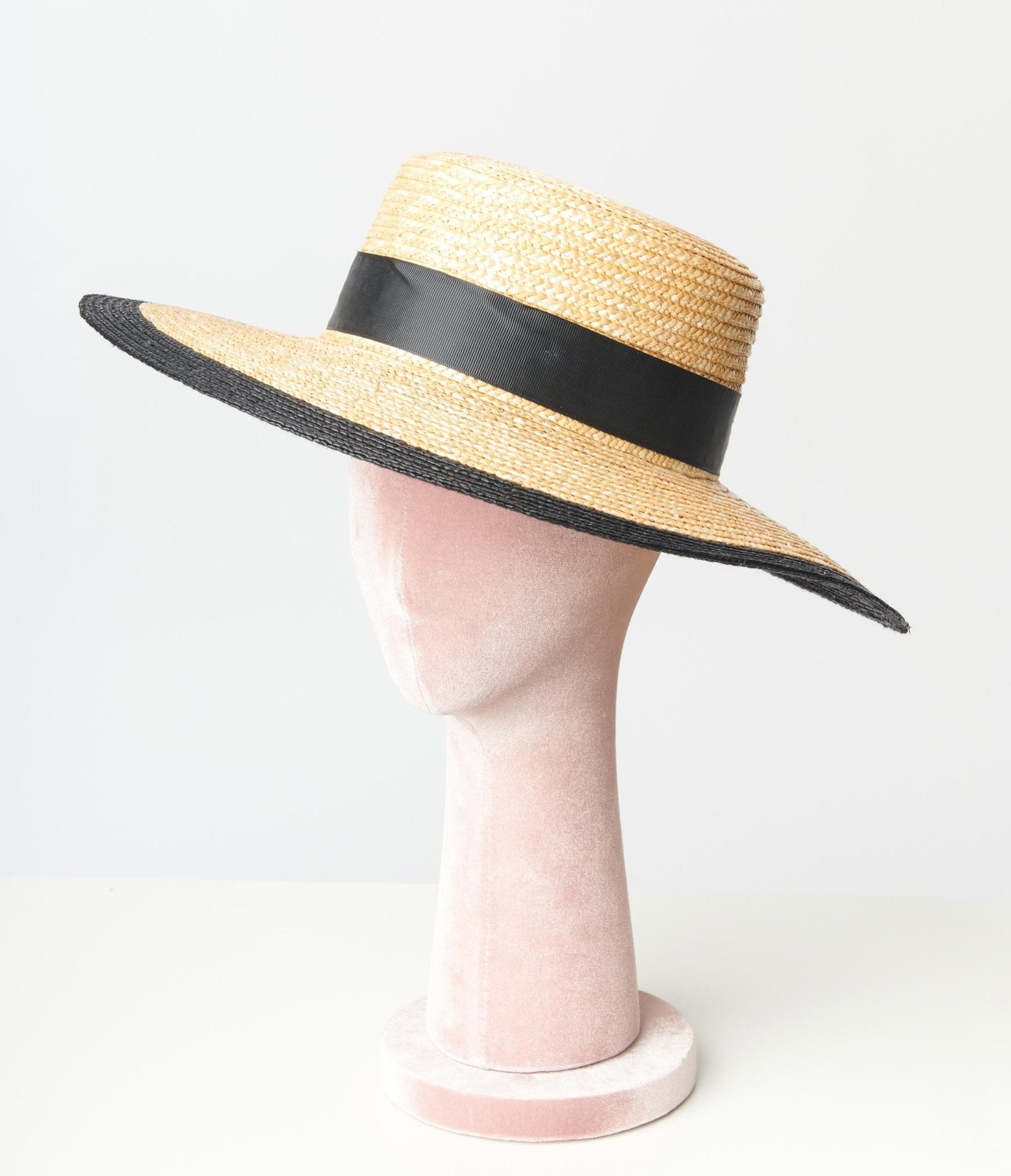 

Tan Straw Black Ladybug Bow Sun Hat