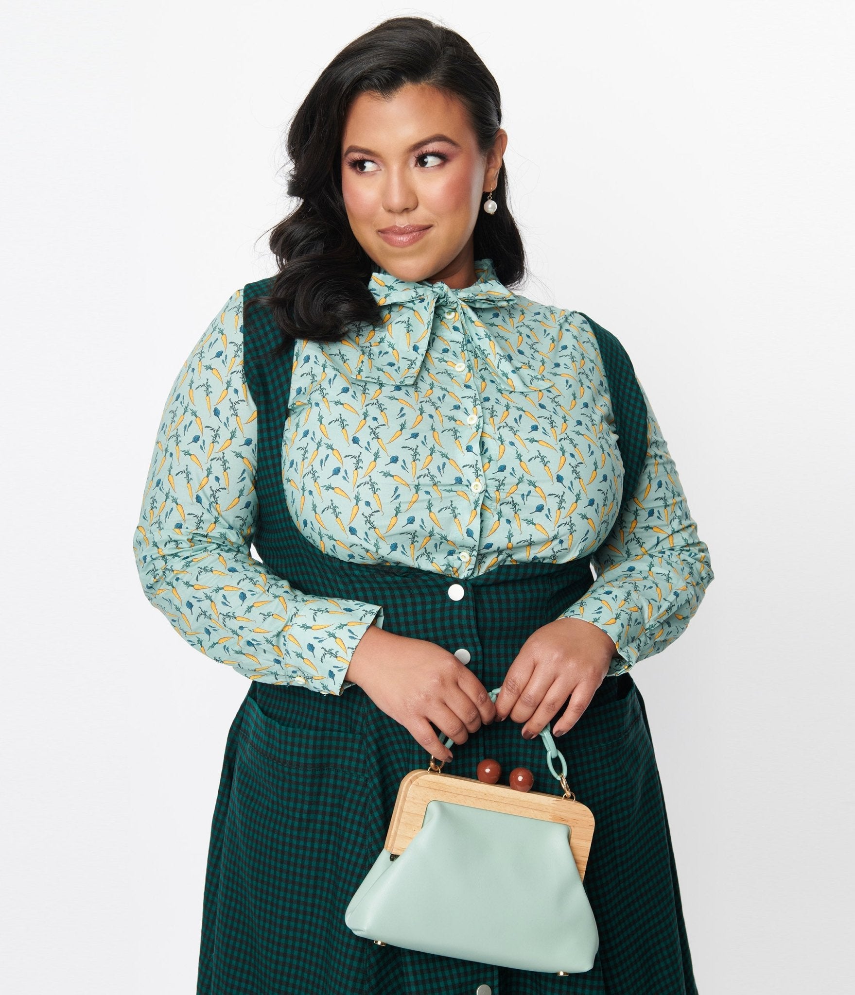 

Teal Winter Garden Blouse