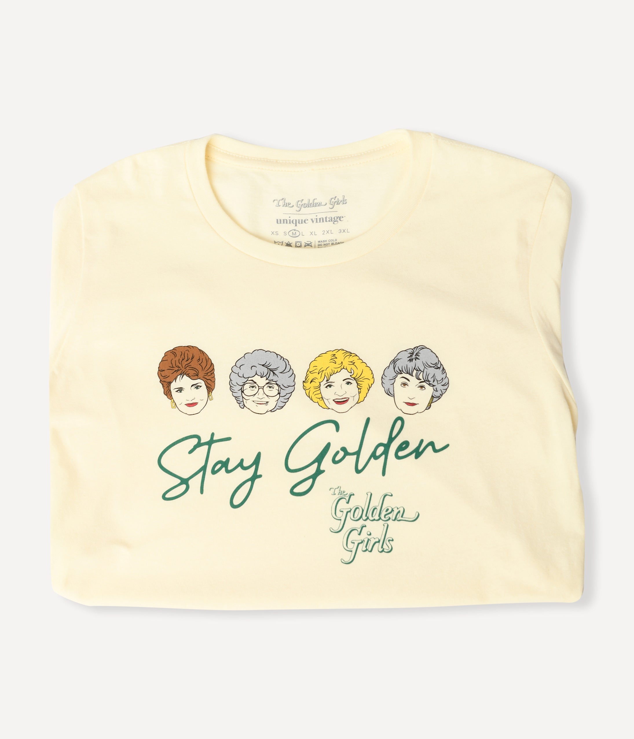 

The Golden Girls X Unique Vintage Stay Golden Womens Graphic Tee