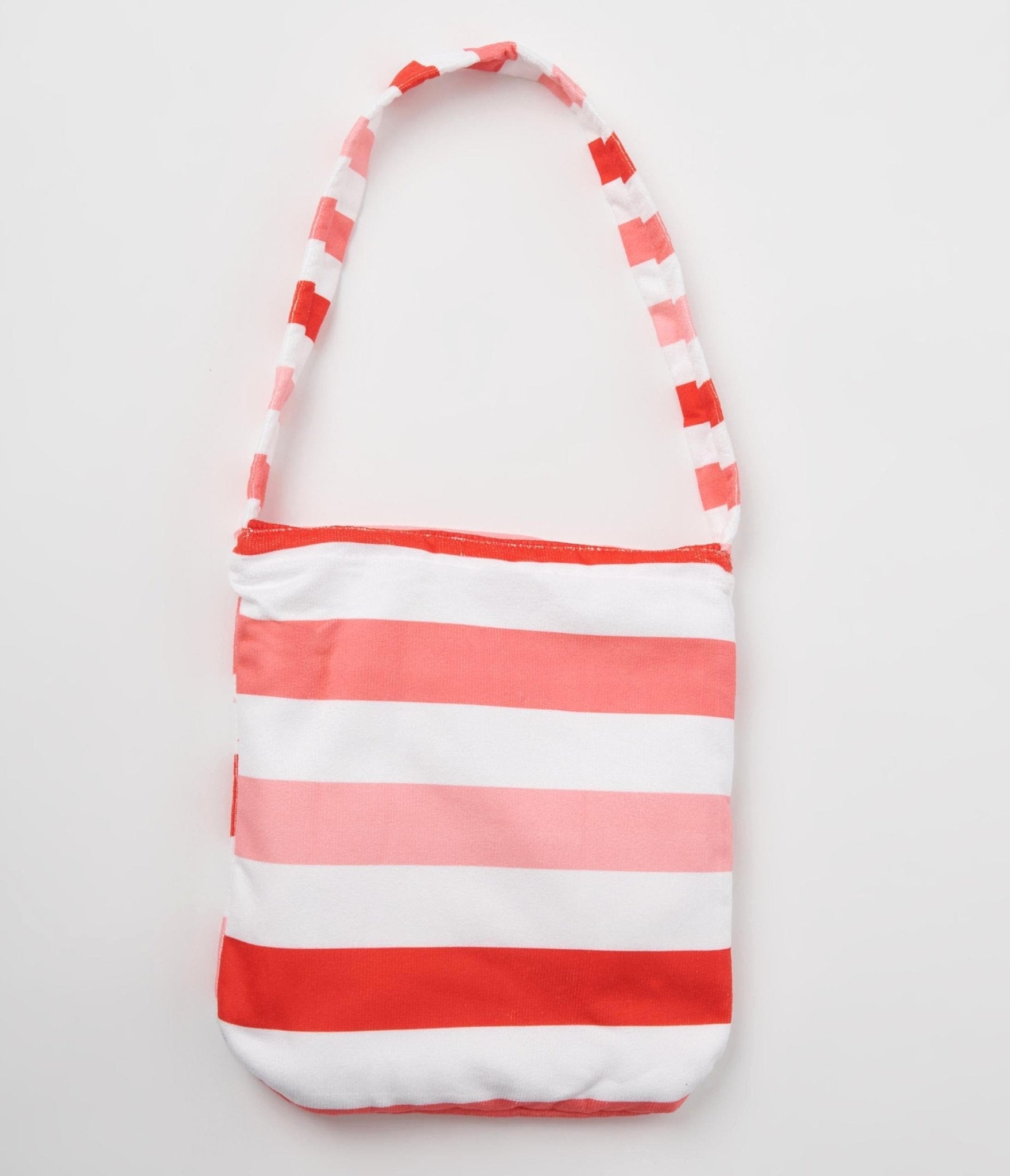 

Think Pink Striped 2 In 1 Towel Tote Bag