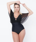 Mesh Sleeved Torrey Swimsuit