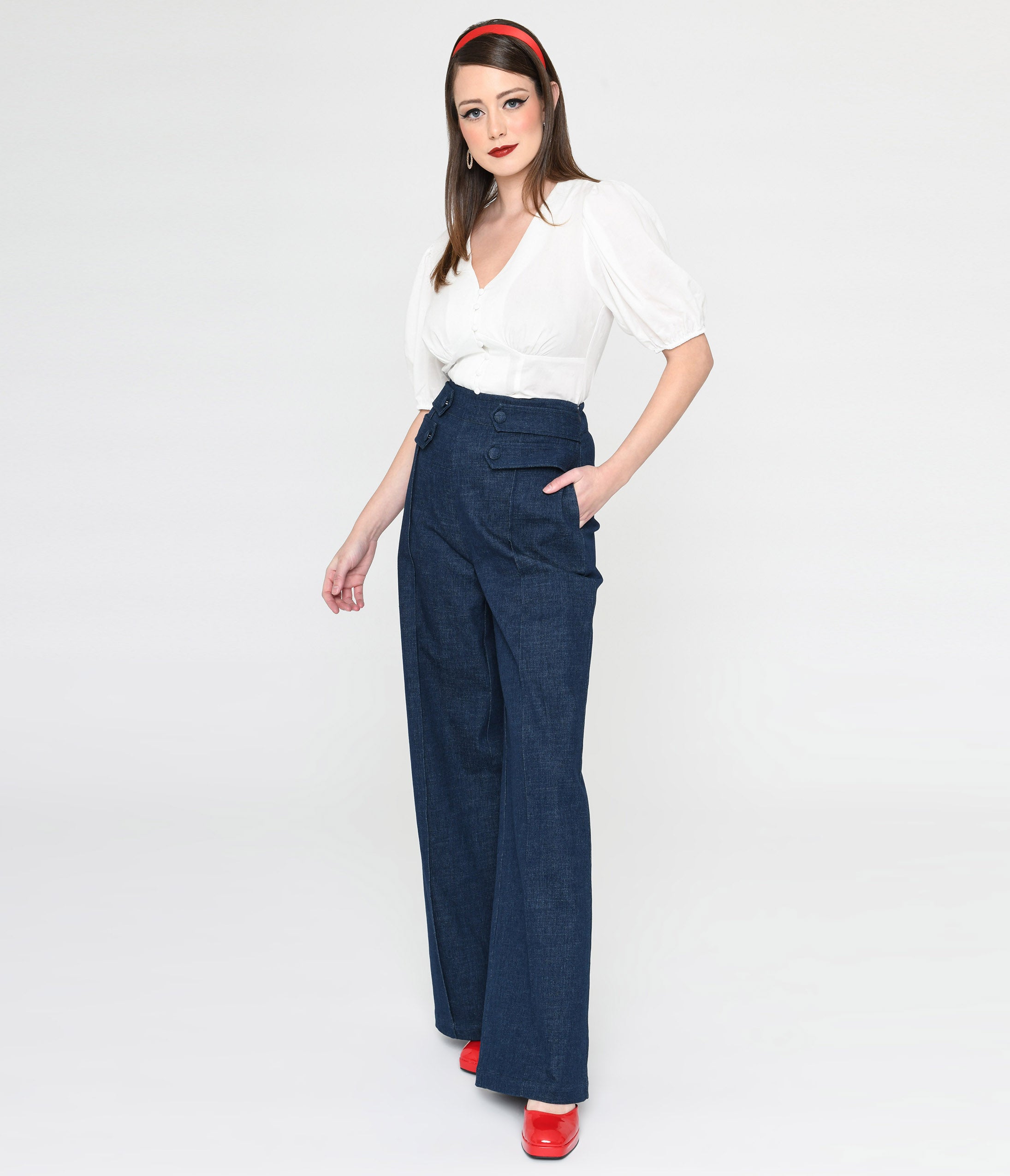 Double Vintage 1970s-does-1930s Wide Legged Pants – American Duchess Blog