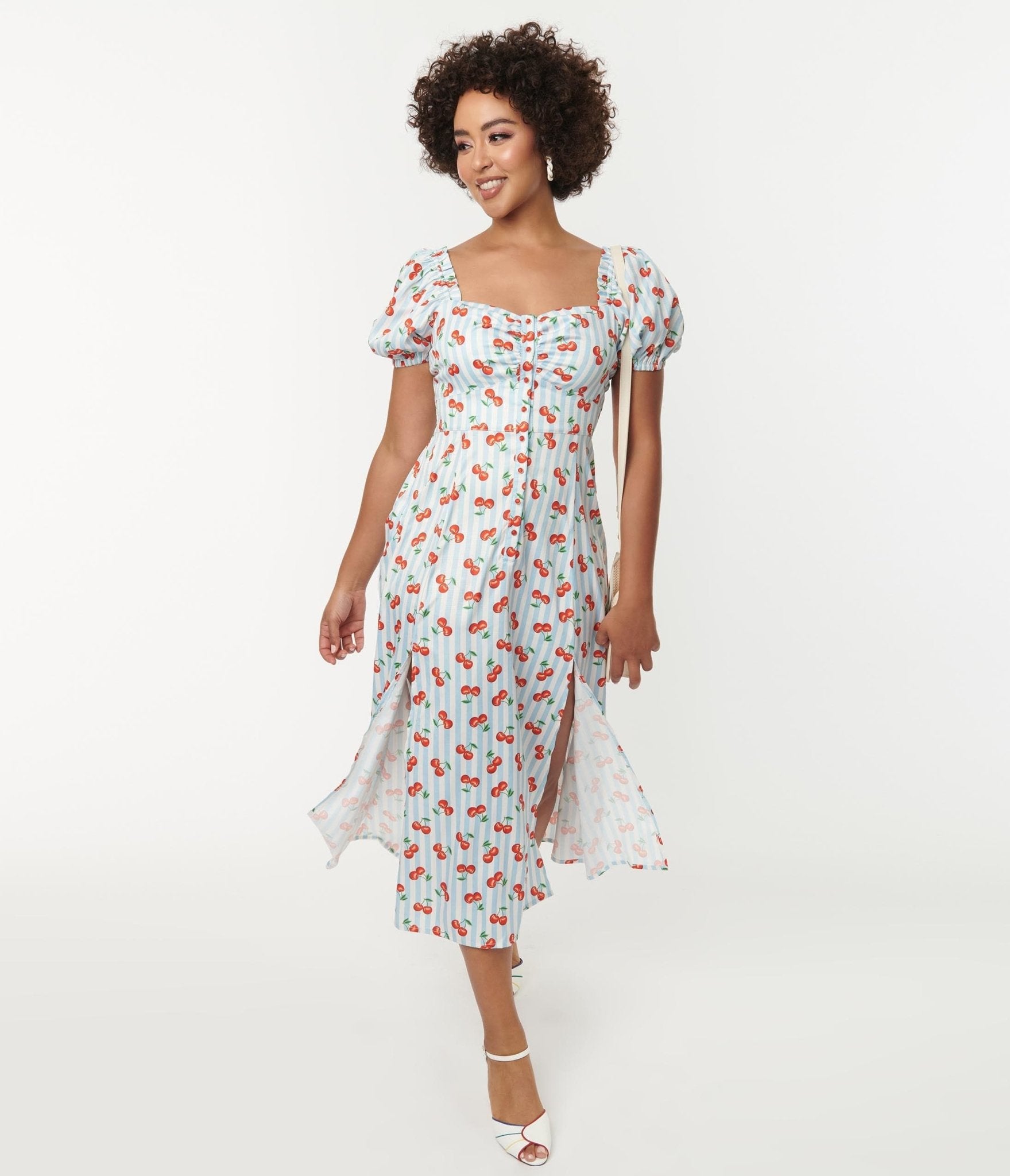 Unique Vintage Plus Size Butterfly Floral Follow Your Heart Flare Dres