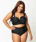 Plus High Waist Cape May Swim Bottom