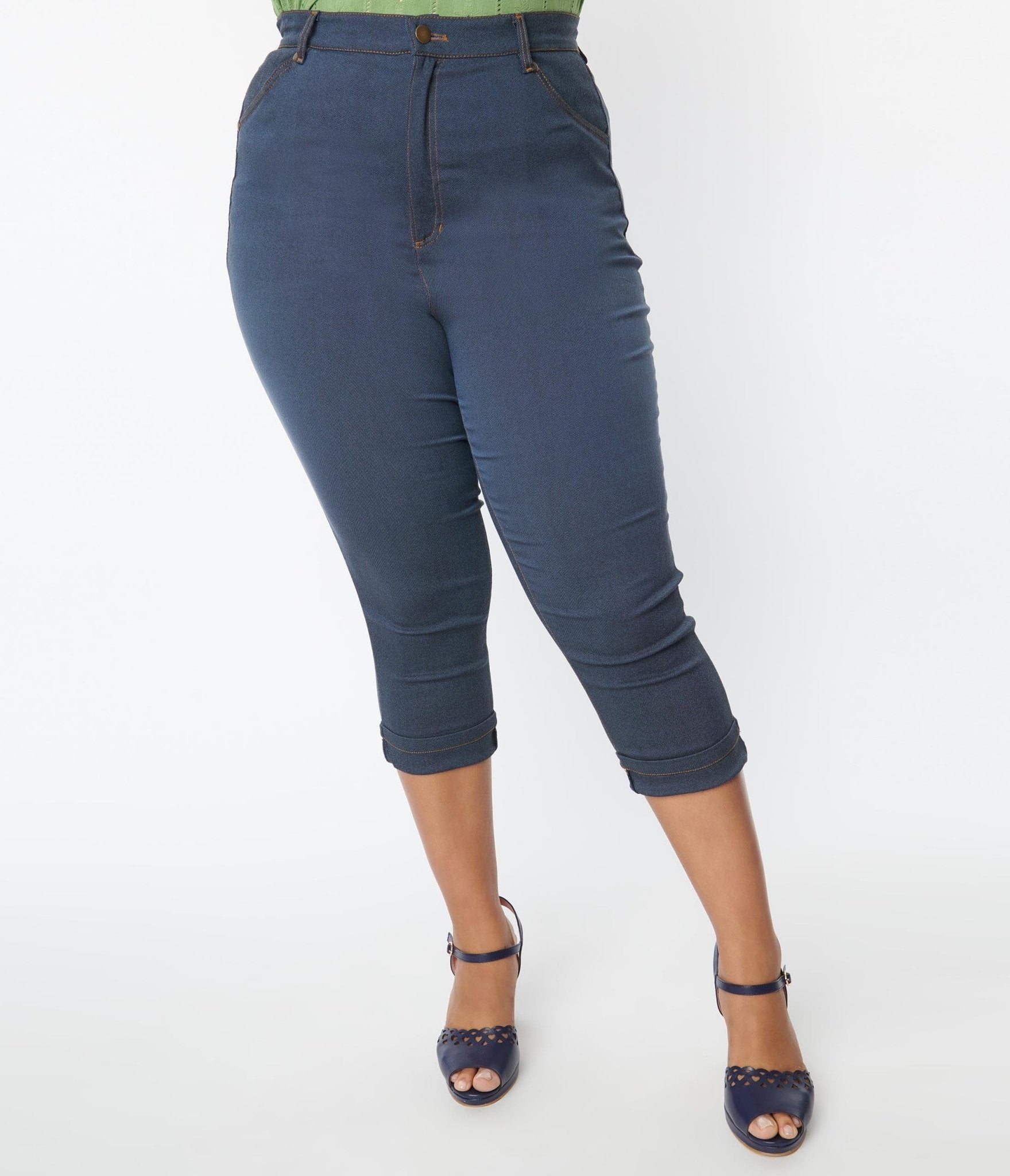 Retro Loose Plus Size Cropped Trousers at Rs 1950.00, Girls Trouser