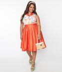 Plus Collins Wrap Swing Skirt