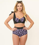 Lacy Bats Totally Tied Up Swim Top