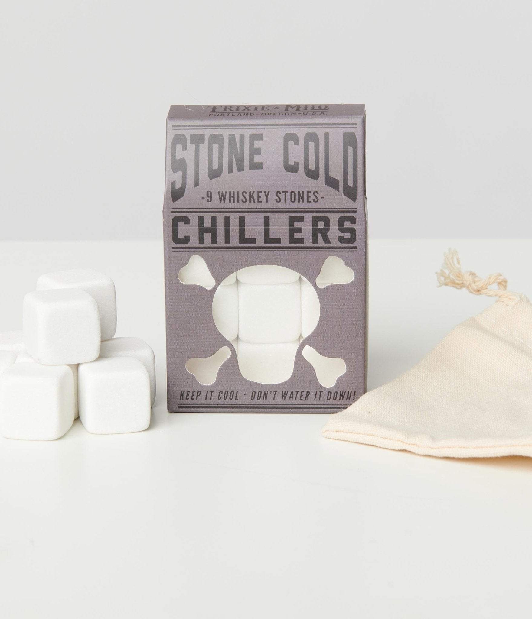 

White Marble Whiskey Stones Chillers