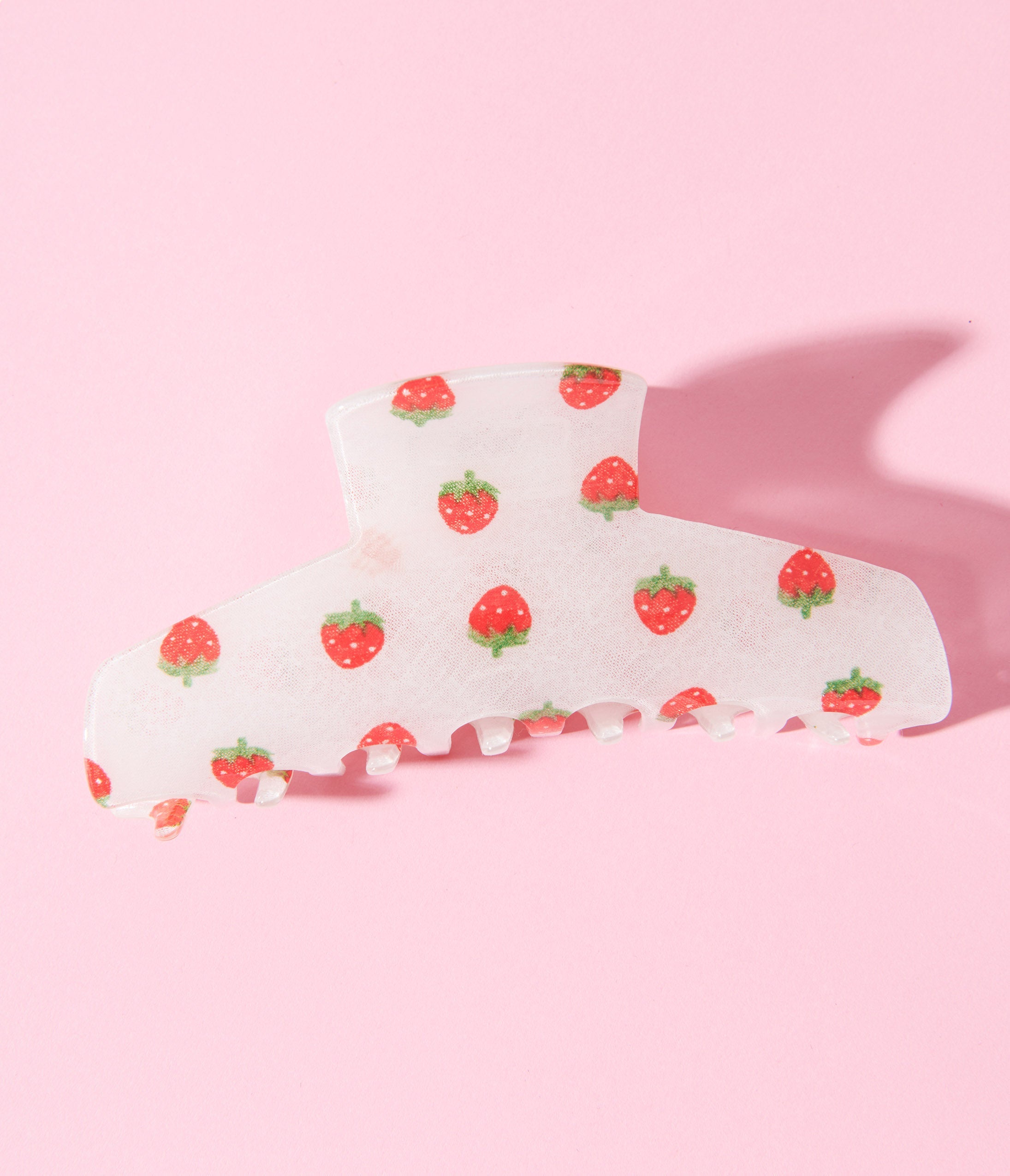 

White Strawberry Hair Claw