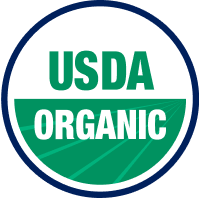 Logo of USDA Organic certification seal.