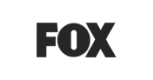 Logo of the Fox broadcasting company.