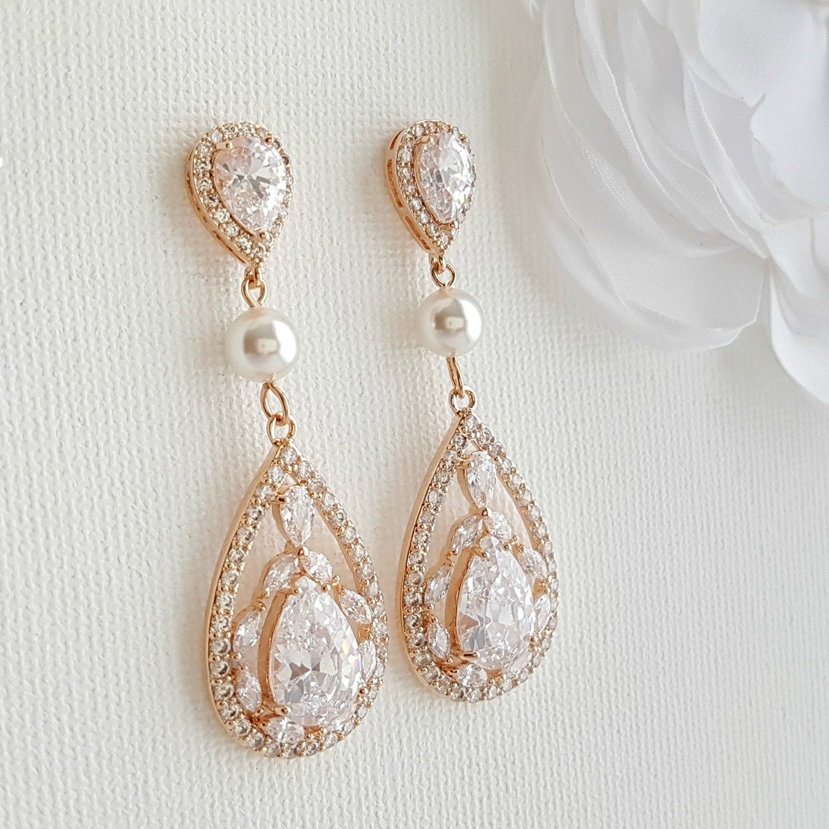 Clip On Earrings for Brides, Bridesmaids & Women with Non Pierced ears ...