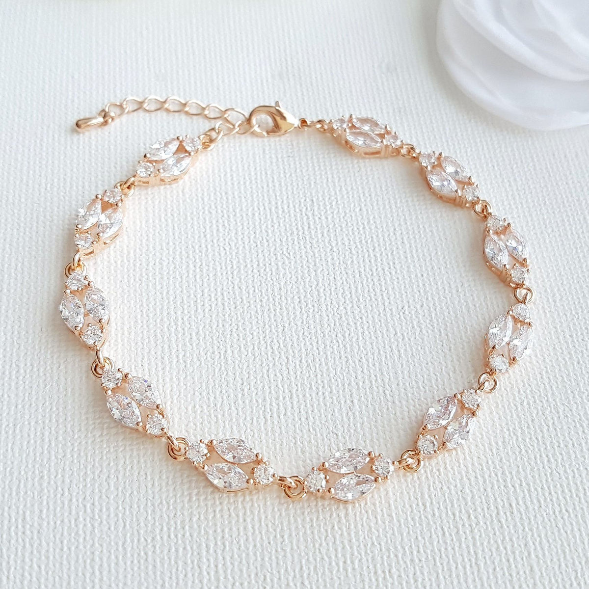 gold crystal bracelet