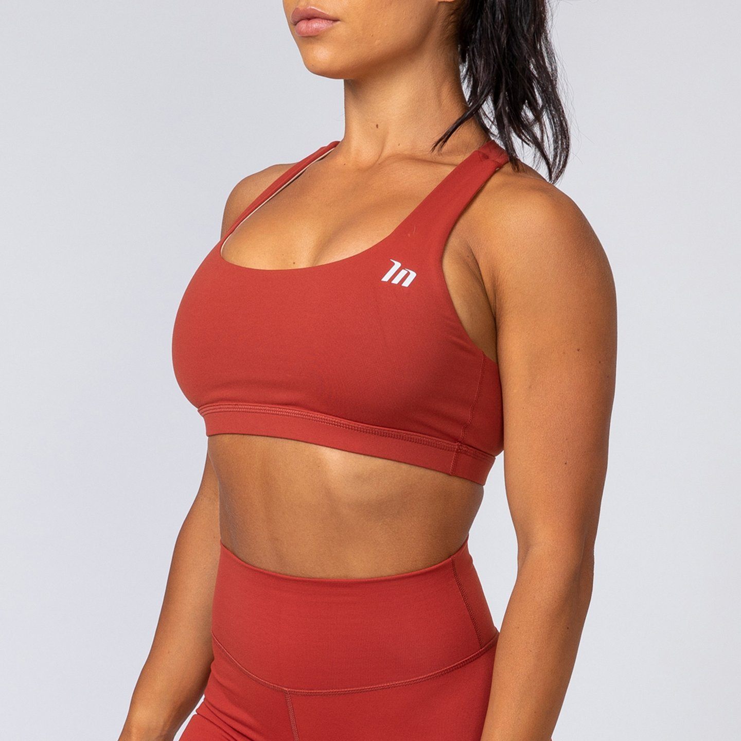 burnt orange sports bra