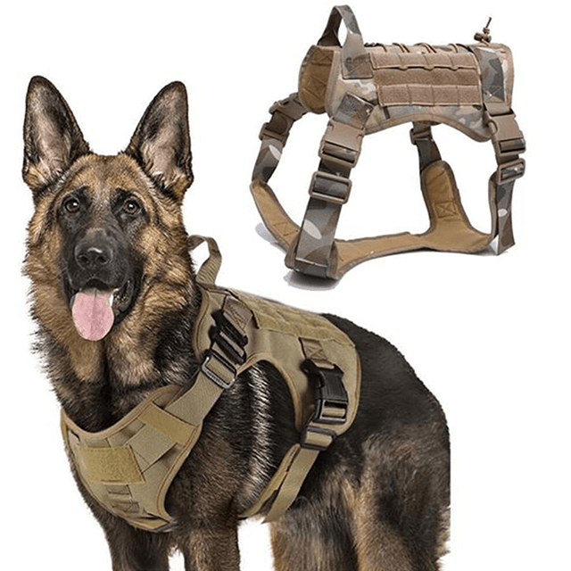 NEW Tactical No-Choke Dog Harness Service Vest With Top Handle – Team K9
