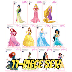 DISNEY PRINCESSES 11-PIECE SET of Mini Cardboard Cutout Standups Standees –