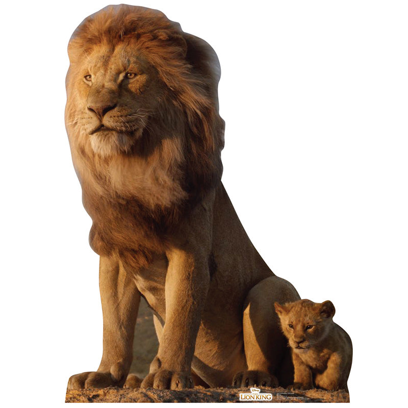 King Mufasa And Young Simba The Lion King 19 Cardboard Cutout Standup Standee Standingstills Com