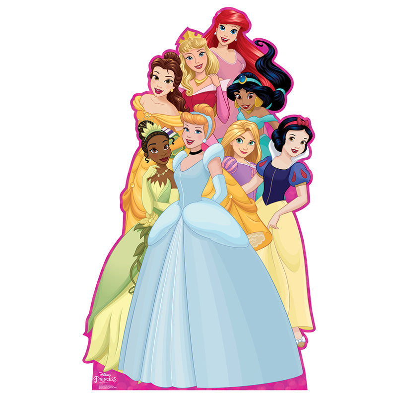 DISNEY PRINCESSES GROUP Lifesize Cardboard Cutout Standup Standee ...