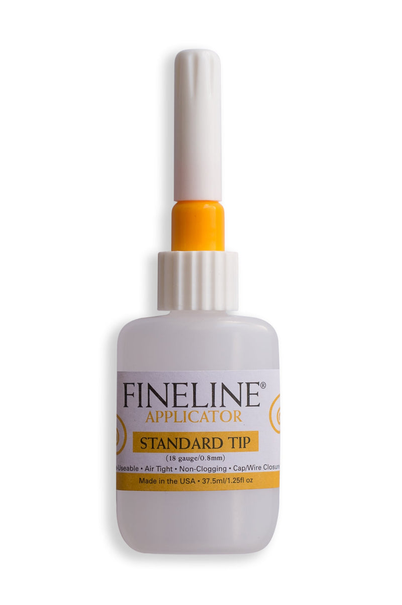 Fineline Glue Applicator Bottle 18 Gauge 0 8mm Yellow Embellish It