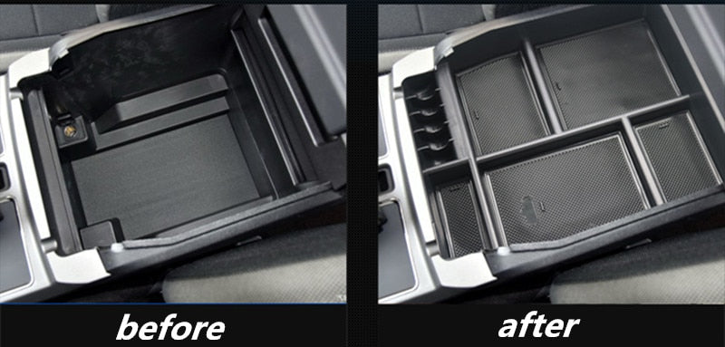 Interior Center Console Storage Box For Ford F150 F 150 2015 2016 2017 2018