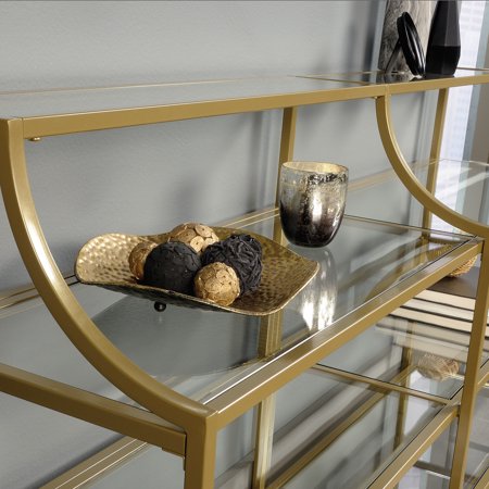 Better Homes & Gardens Nola Console Table, Gold Finish 27 ...