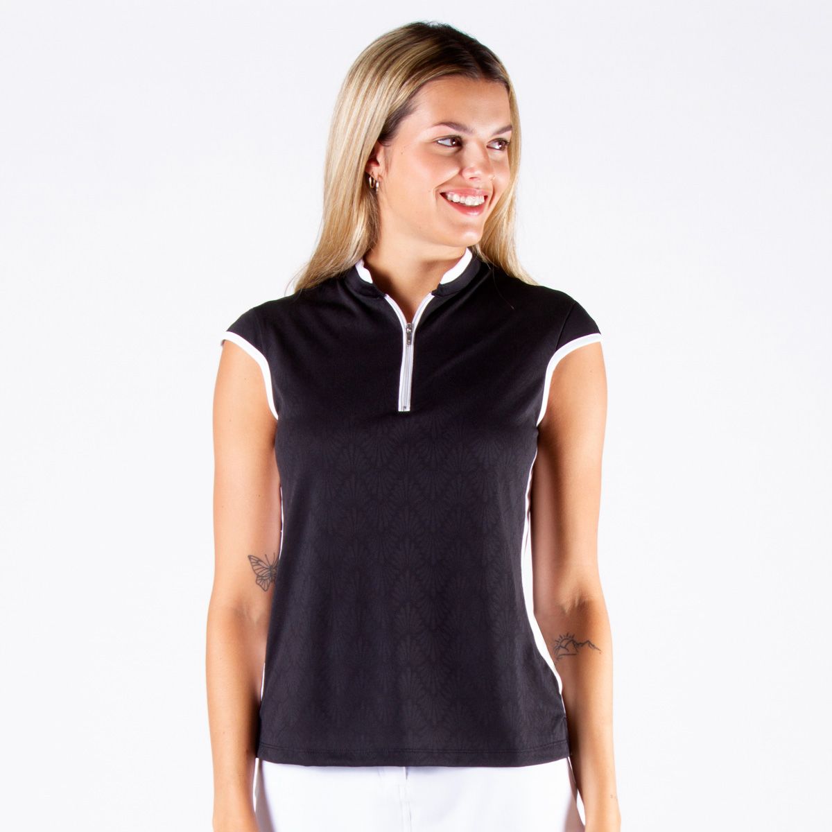 nivo sleeveless golf shirt